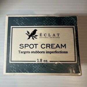 ECLAT Natural Skincare Spot Cream With Salicylic Acid New In Box 1.8 Oz